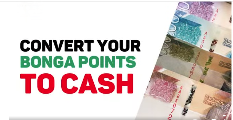 CONVERT SAFARICOM BONGA POINTS TO MPESA CASH IN KENYA